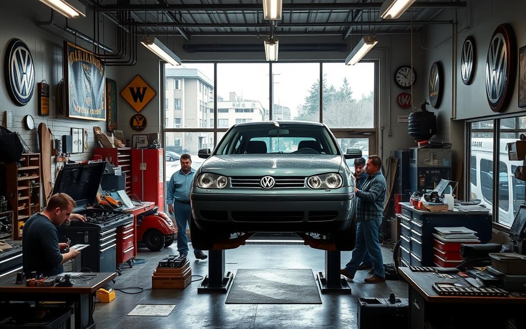 Volkswagen repair shop