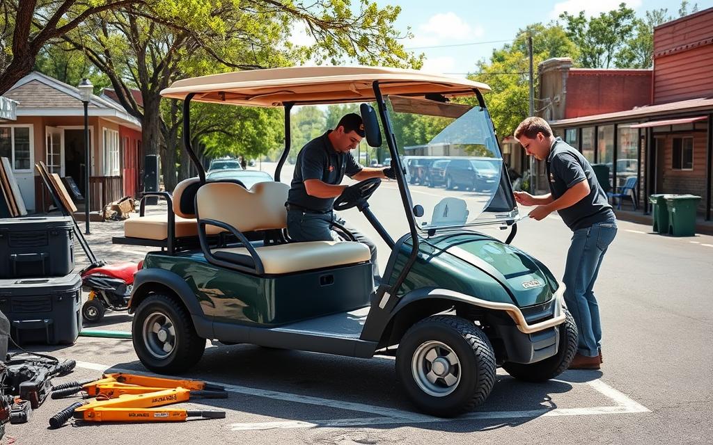 golf cart inspection