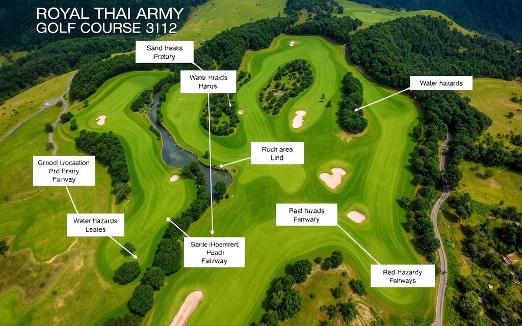 royal thai army golf course hazard locations