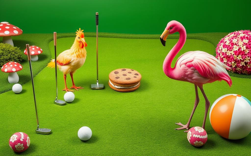 silly things to putt with golf