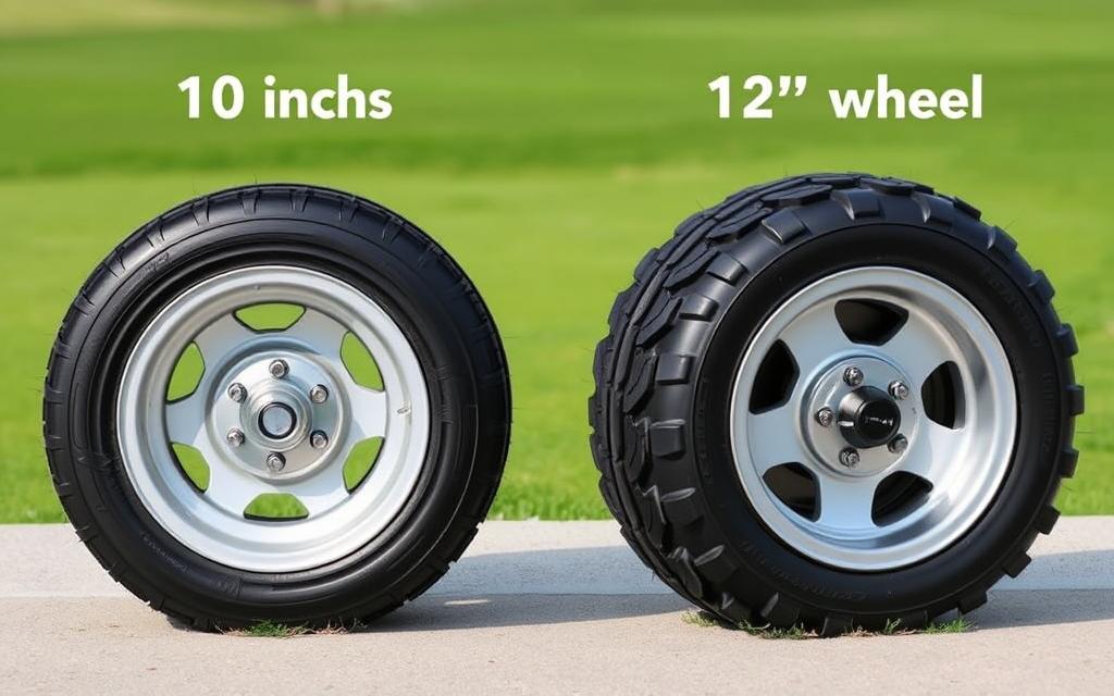 10 vs 12 Golf Cart Wheels