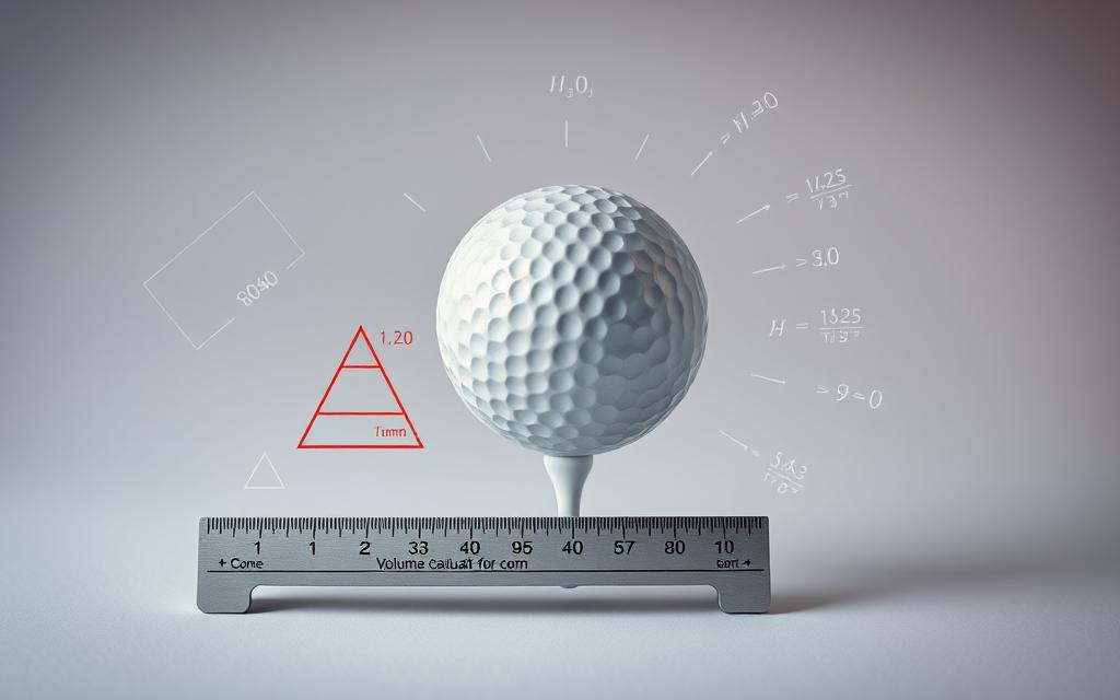 What is the Estimated Volume of a Golf Ball cm3?