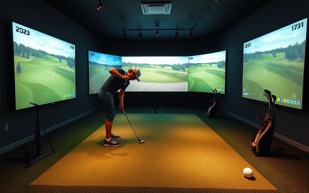 How does putting work on a Golf Simulator? 