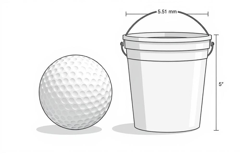 Golf ball dimensions