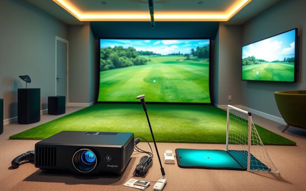 HD golf simulator accessories