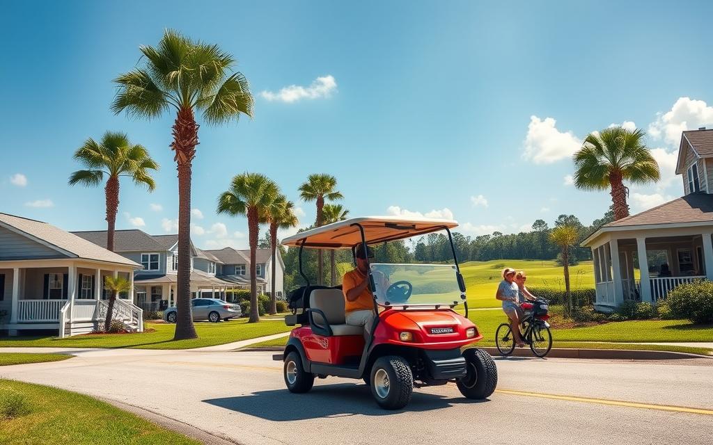 How old do you have to be to drive a golf cart in North Carolina?