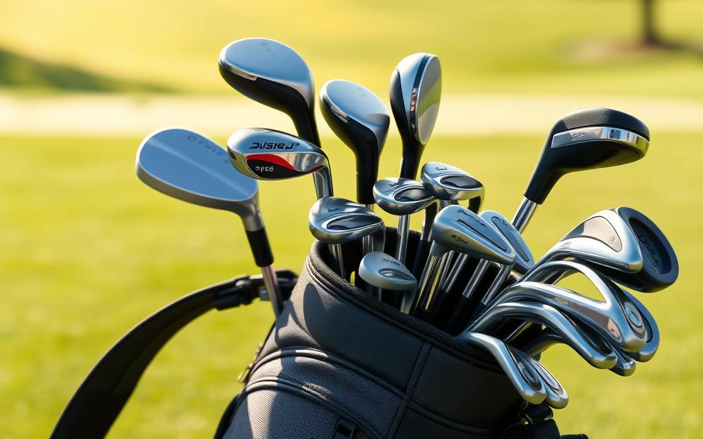 How to arrange golf clubs in bag