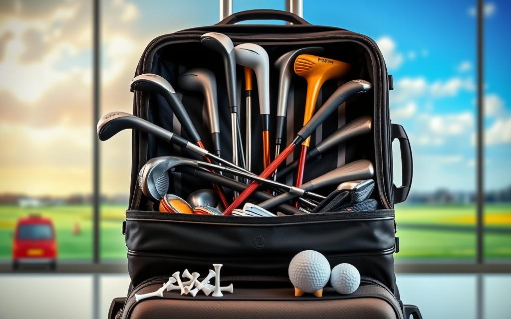 How to travel with golf clubs without a travel bag