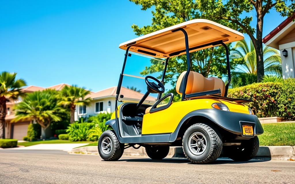 can you drive a golf cart on the street