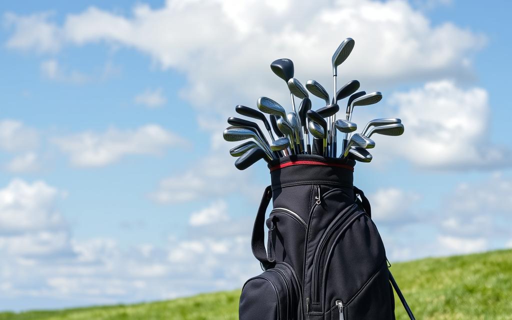 how many clubs are allowed in a golf bag